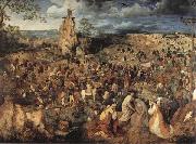 Pieter Bruegel Christ Carring the Cross oil